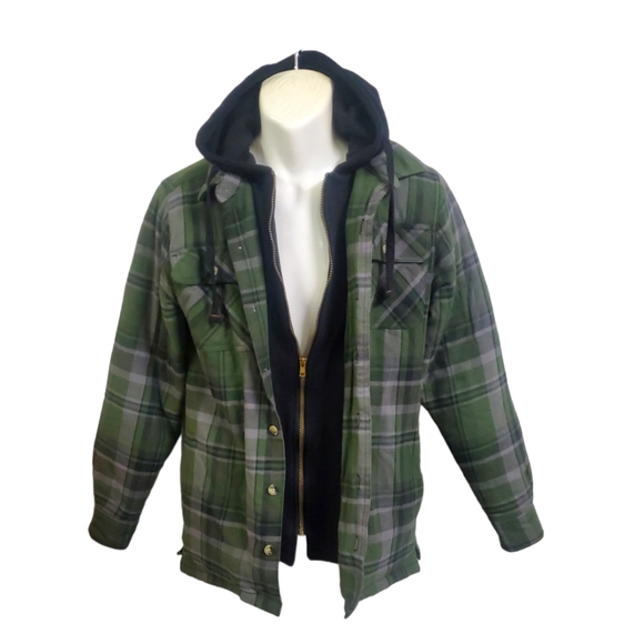 Legendary Whitetails Men's Maplewood Hooded lined Shirt Jacket size S used - Picture 1 of 9